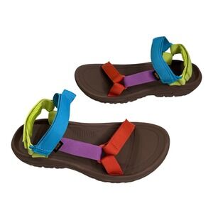 Teva Hurricane XLT2 Multi Color Canyon Brights Sport Sandals Womens 10 1019235